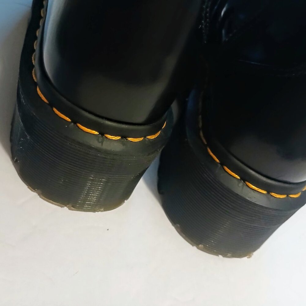 Dr. Martens Jadon Polished Smooth Leather Platform Boots Combat Women Size 5 - Picture 6 of 6